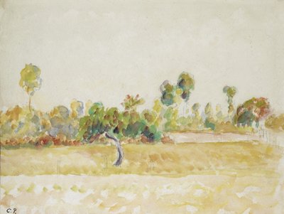 Study of the orchard at Eragny-sur-Epte, seen from the artist